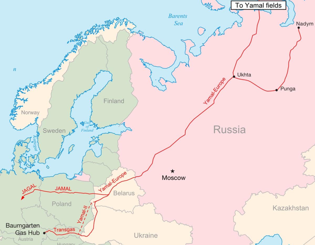 Yamal-Europe-Russia-Gas